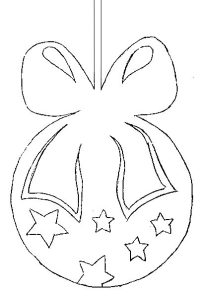 трафарети для вікон на новий рік скачати