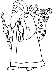 Трафарети з Дідом Морозом