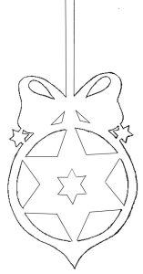 трафарети для вікон на новий рік скачати