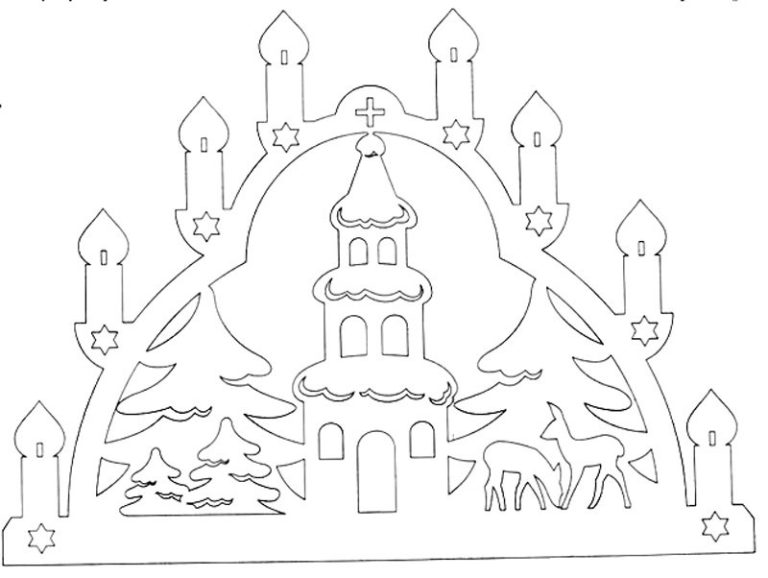 Трафарет на Різдво