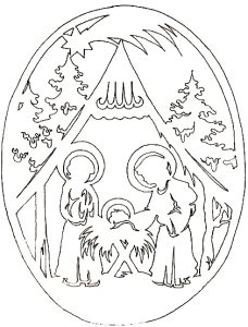 Трафарети на Різдво