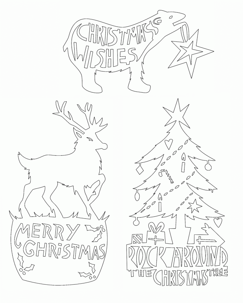 витинанка на новий рік